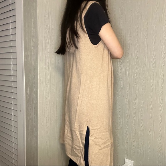 CYNTHIA ROWLEY cashmere cardigan vest - Picture 2 of 8